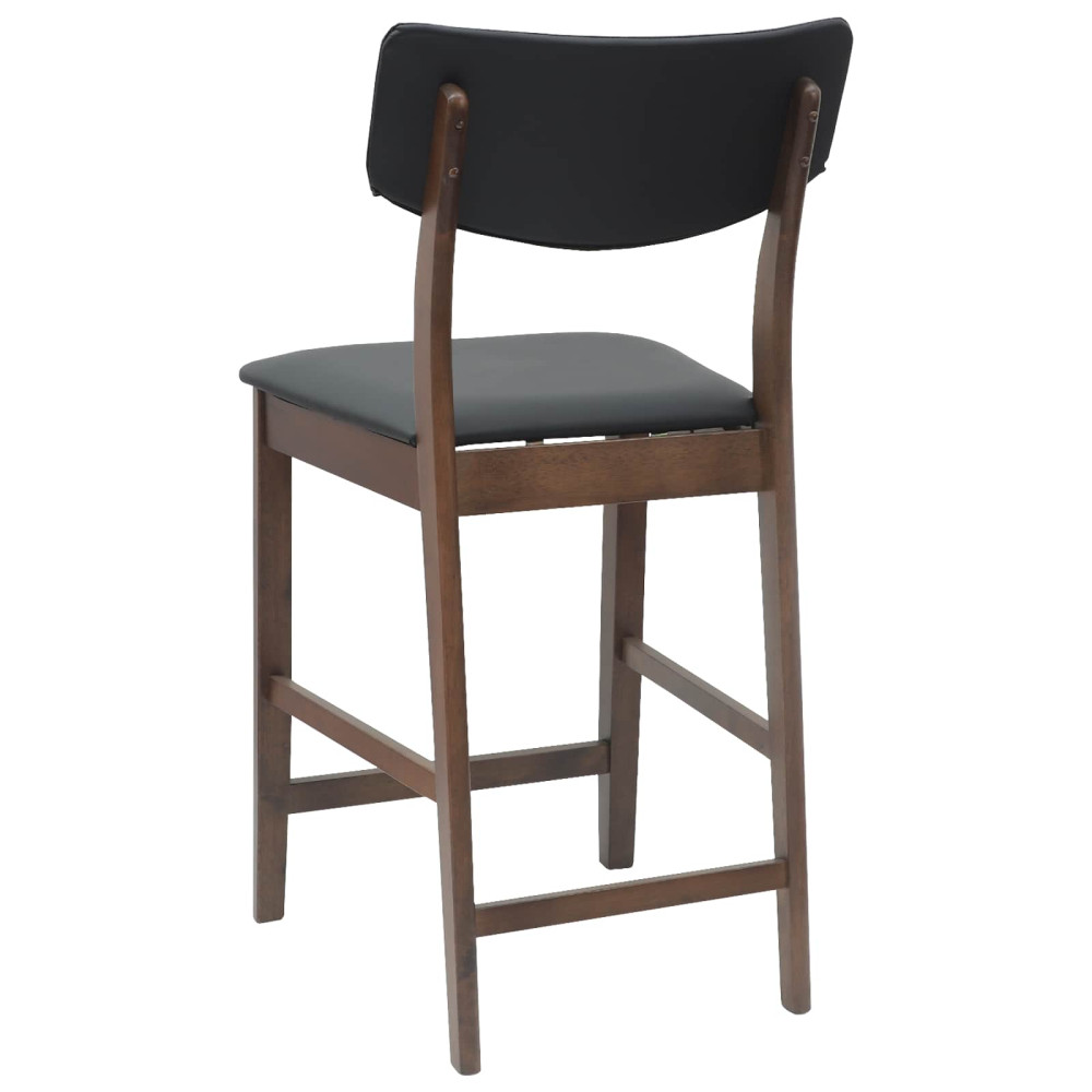 Produktbild för Matstolar 2 pcs Ljusbrun 48 x 49 x 95 cm Massiv Gummiträ