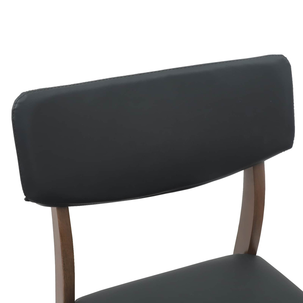Produktbild för Matstolar 2 pcs Ljusbrun 48 x 49 x 95 cm Massiv Gummiträ
