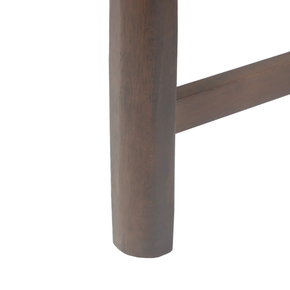 Produktbild för Matstolar 2 pcs Ljusbrun 48 x 49 x 95 cm Massiv Gummiträ