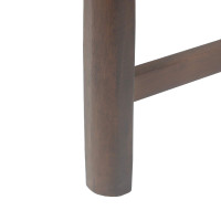 Produktbild för Matstolar 2 pcs Ljusbrun 48 x 49 x 95 cm Massiv Gummiträ