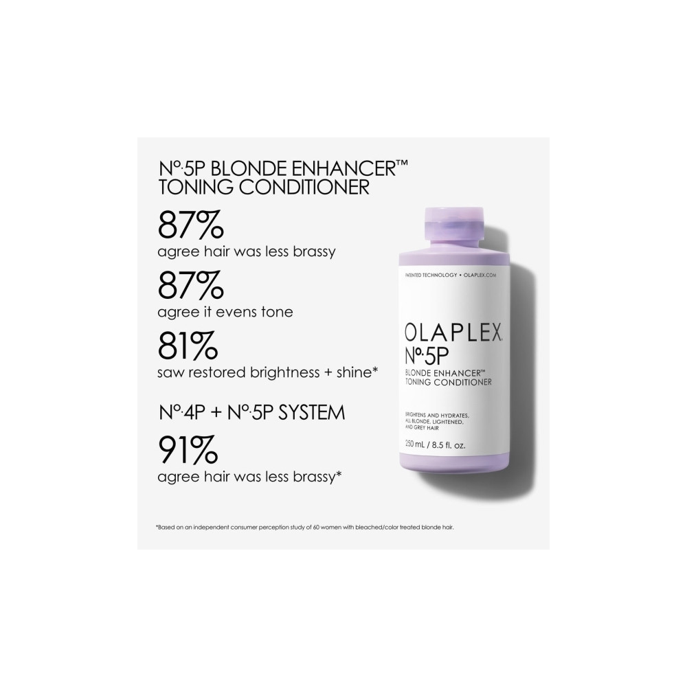 Produktbild för OLAPLEX No.5P Blonde Toning Conditioner violet hair conditio...
