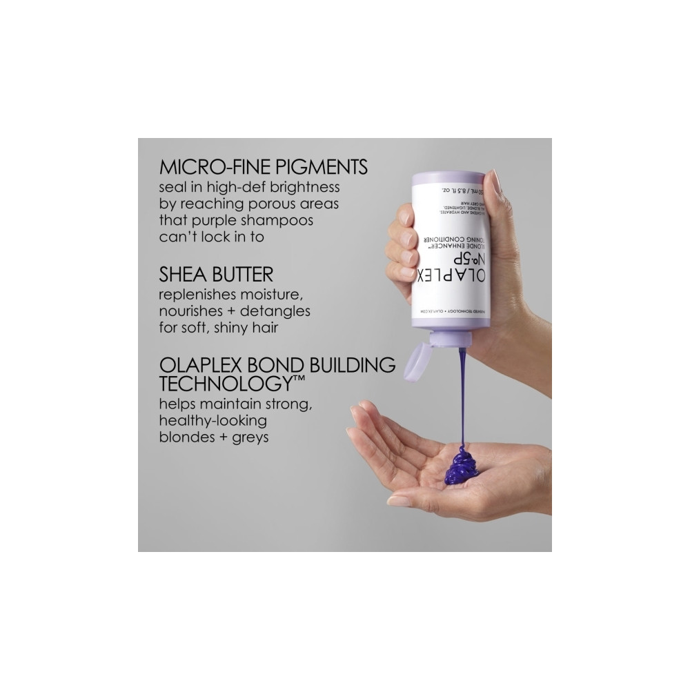 Produktbild för OLAPLEX No.5P Blonde Toning Conditioner violet hair conditio...