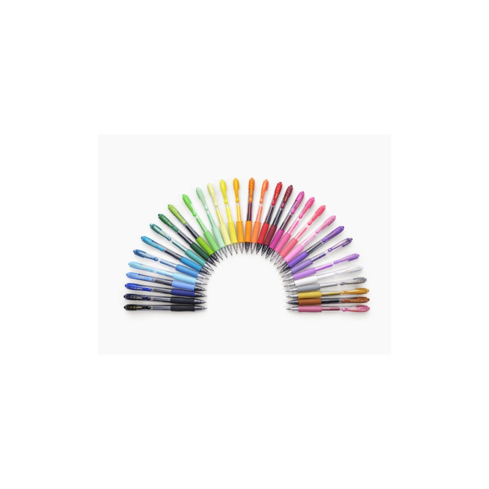 Produktbild för Gelpenna Pilot G-2 Plus påfyllningsbar 0,7 mm medium svart 1...