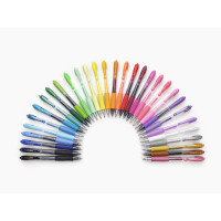 Produktbild för Gelpenna Pilot G-2 Plus påfyllningsbar 0,7 mm medium svart 1...