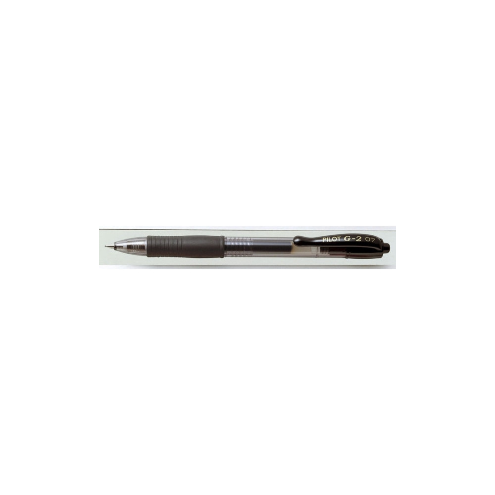 Produktbild för Gelpenna Pilot G-2 Plus påfyllningsbar 0,7 mm medium svart 1...