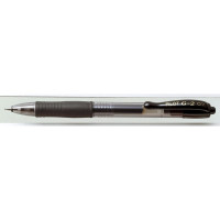 Produktbild för Gelpenna Pilot G-2 Plus påfyllningsbar 0,7 mm medium svart 1...