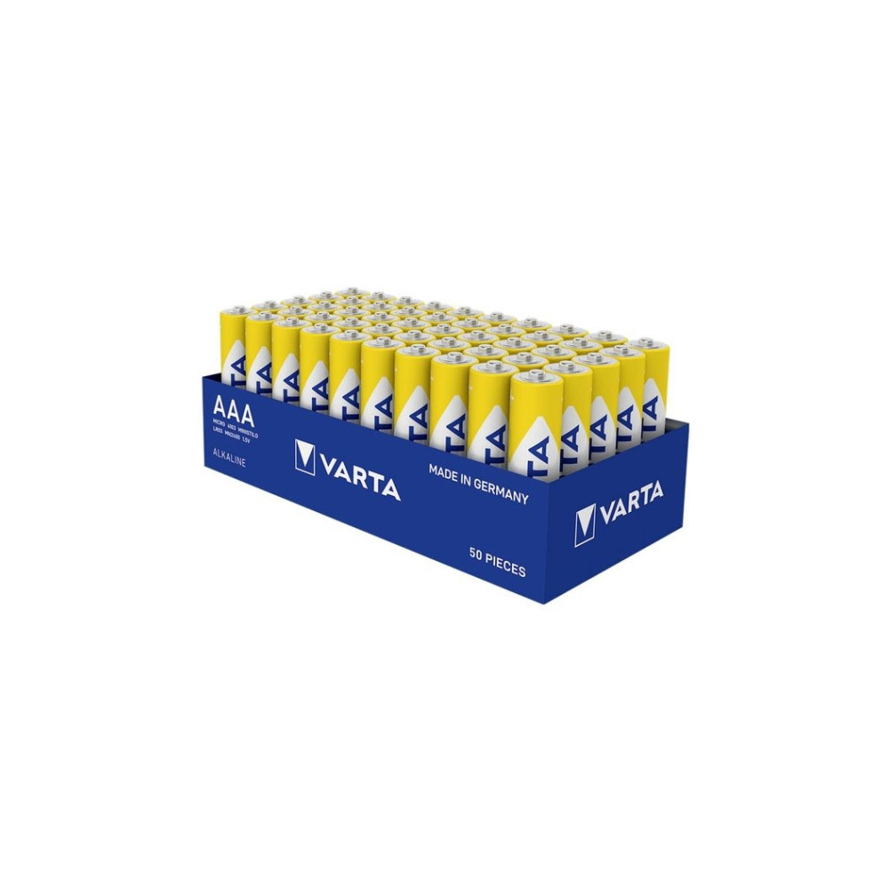 Produktbild för Varta Energy, Engångsbatteri, AAA, Alkalisk, 1,5 V, 50 styck