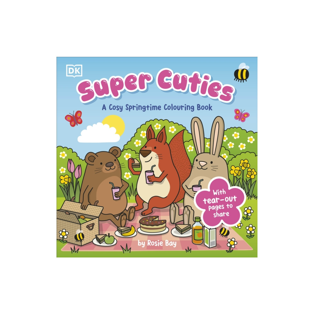 Produktbild för Super Cuties A Cosy Springtime Colouring Book (häftad, eng)