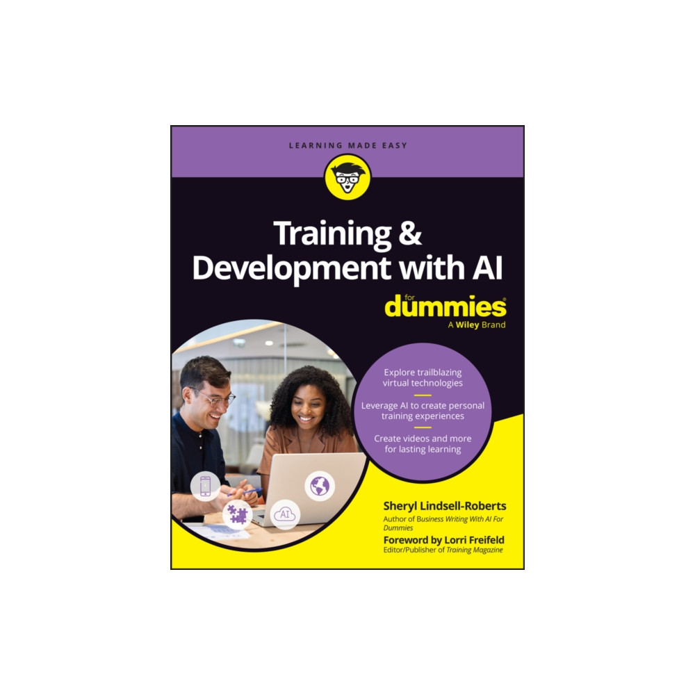 Produktbild för Training & Development with AI For Dummies (häftad, eng)