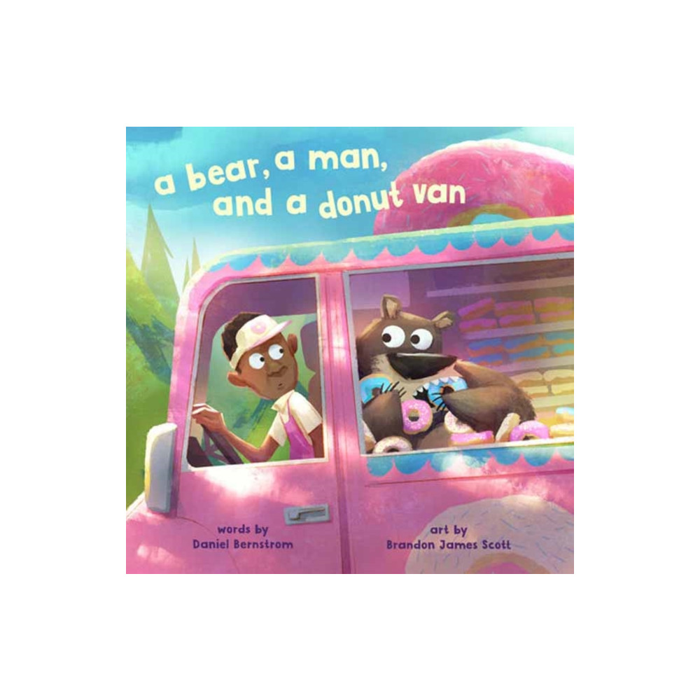 Produktbild för A Bear, a Man, and a Donut Van (inbunden, eng)