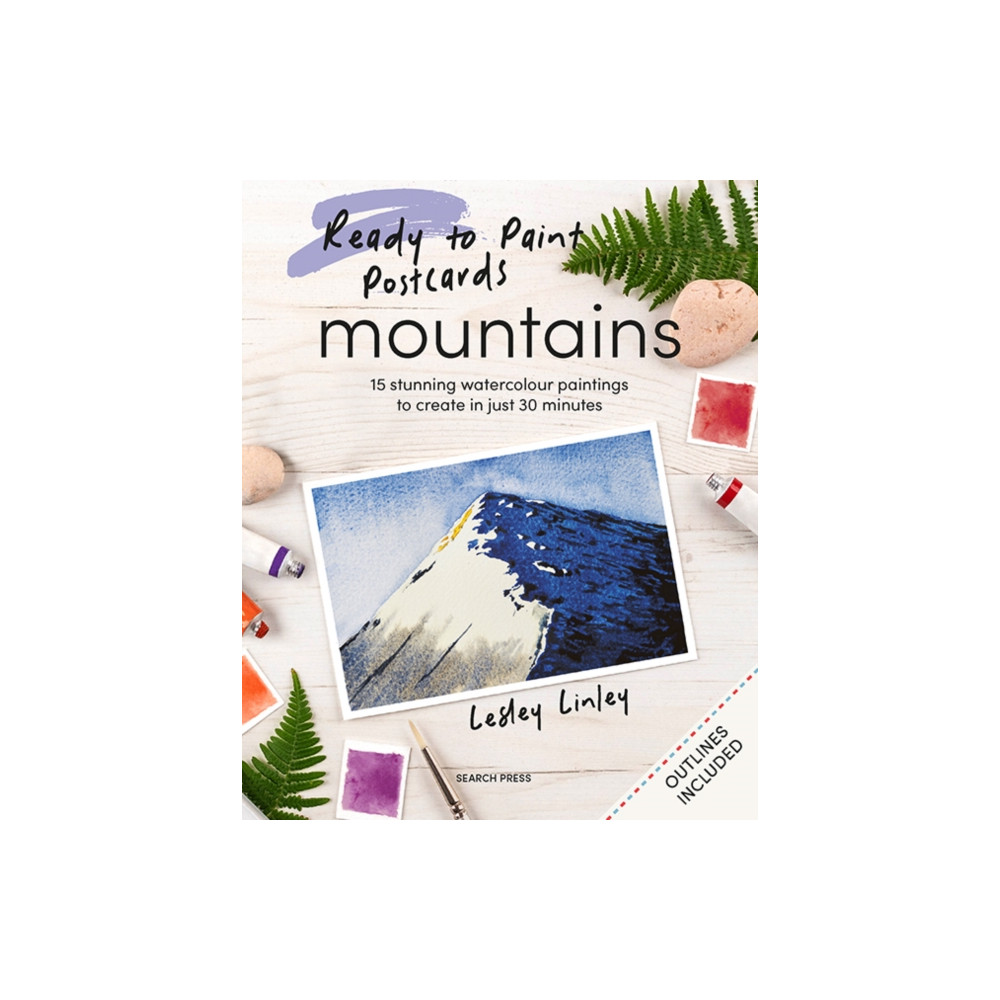Produktbild för Ready to Paint Postcards: Mountains (häftad, eng)