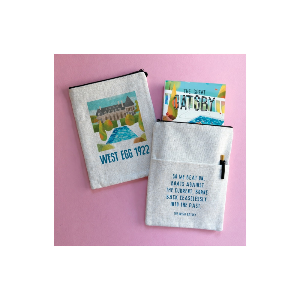 Produktbild för Great Gatsby 'West Egg' Book Sleeve