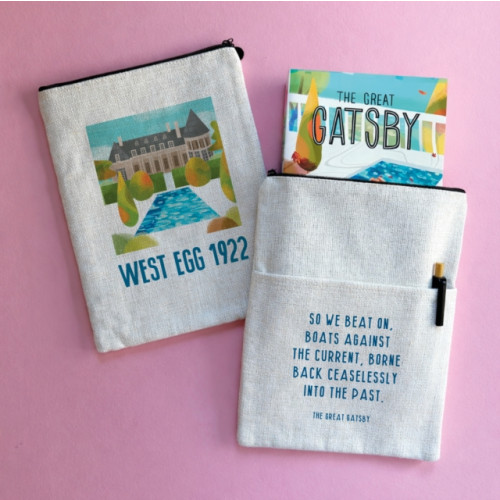 BOOKISHLY Great Gatsby 'West Egg' Book Sleeve