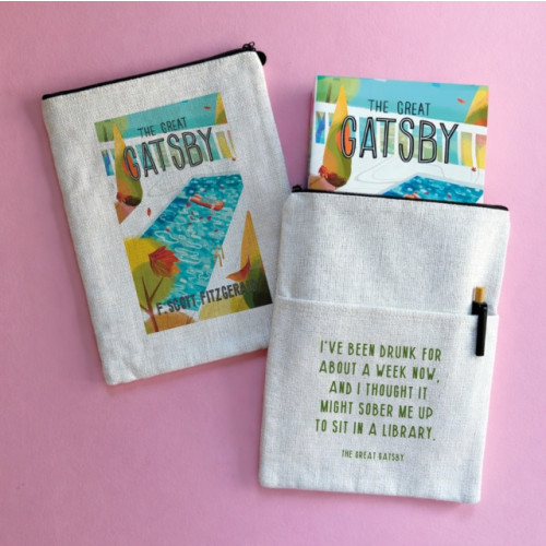 BOOKISHLY Great Gatsby Library Quote Book Sleeve