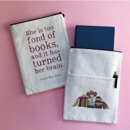 BOOKISHLY Louisa May Alcott Quote Book Sleeve
