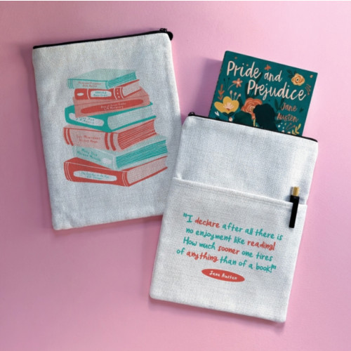 BOOKISHLY Pride and Prejudice Quote Book Sleeve