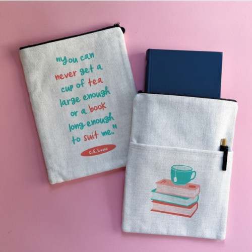BOOKISHLY Tea and Books Book Sleeve