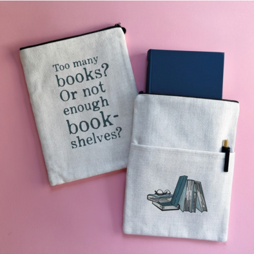 BOOKISHLY Too Many Books Book Sleeve