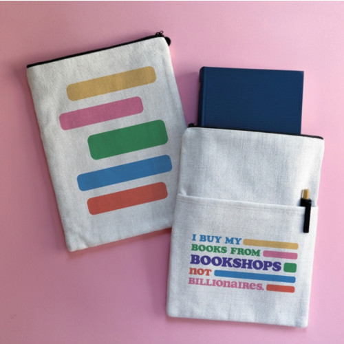 BOOKISHLY Bookshops Not Billionaires Book Sleeve