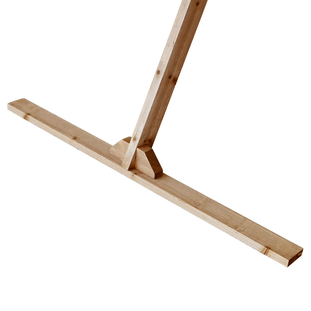 Produktbild för Bröllopsbåge Ljusbrun 202 x 95 x 254 cm Massiv furu