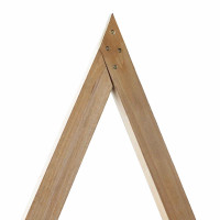 Produktbild för Bröllopsbåge Ljusbrun 202 x 95 x 254 cm Massiv furu