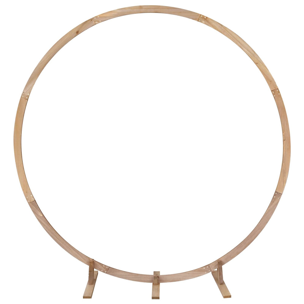 Produktbild för Bröllopsbåge Ljusbrun 224 x 80 x 220 cm Massiv furu