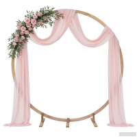 Produktbild för Bröllopsbåge Ljusbrun 224 x 80 x 220 cm Massiv furu