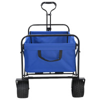 Produktbild för Fällvagn Blå 89 x 63 x 96 cm Stål och Polyester Oxford