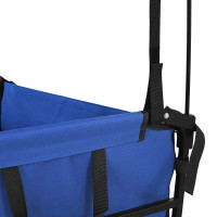 Produktbild för Fällbar handvagn Svart 105 x 56,5 x 116 cm Oxford tyg