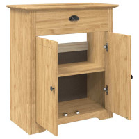 Produktbild för Badrumsskåp BODO Honung brun 70 x 35 x 80 cm Konstruerat trä