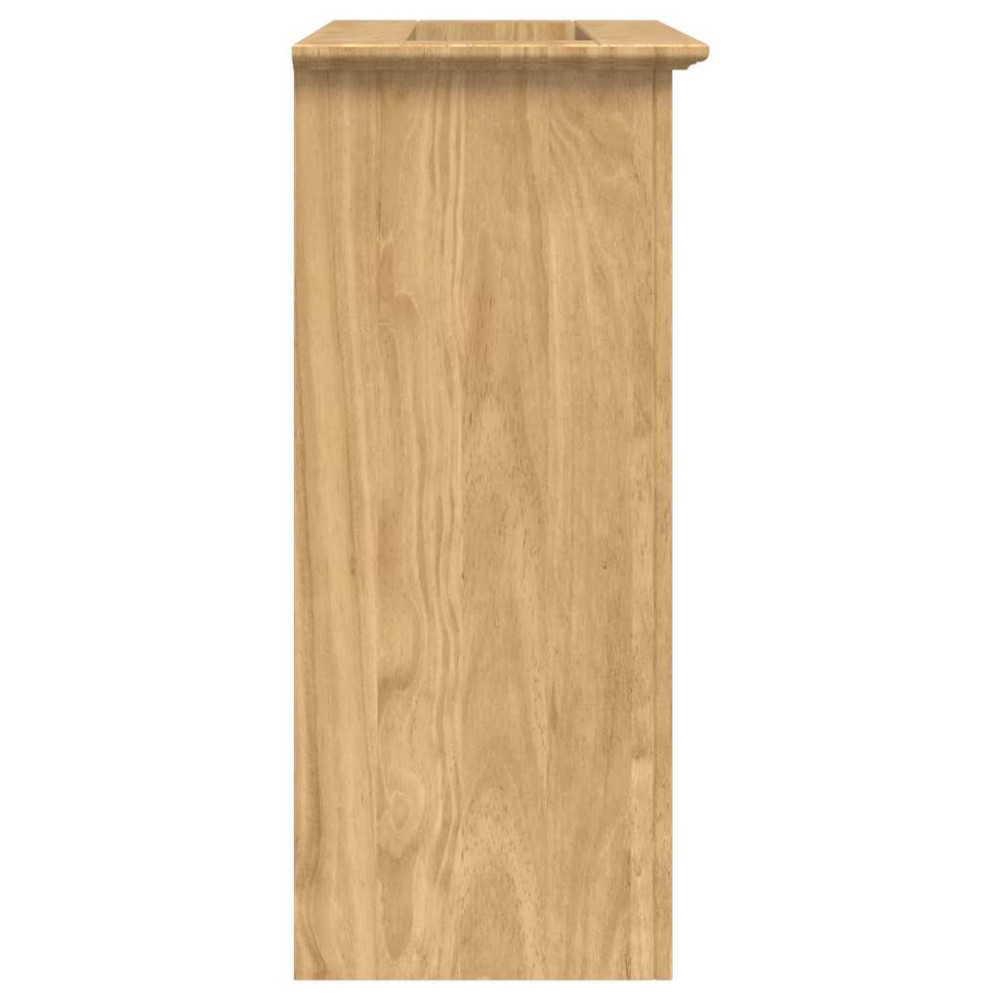 Produktbild för Badrumsskåp BODO Honung brun 70 x 35 x 80 cm Konstruerat trä