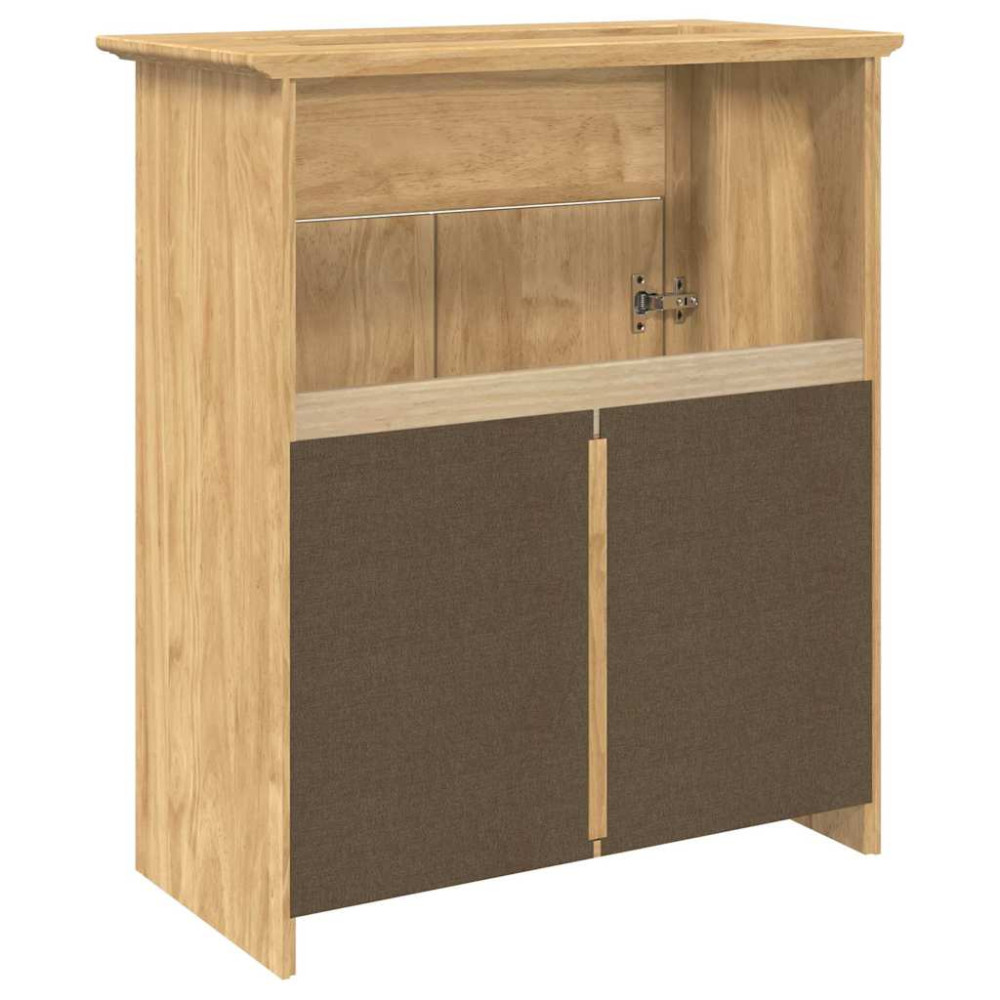 Produktbild för Badrumsskåp BODO Honung brun 70 x 35 x 80 cm Konstruerat trä