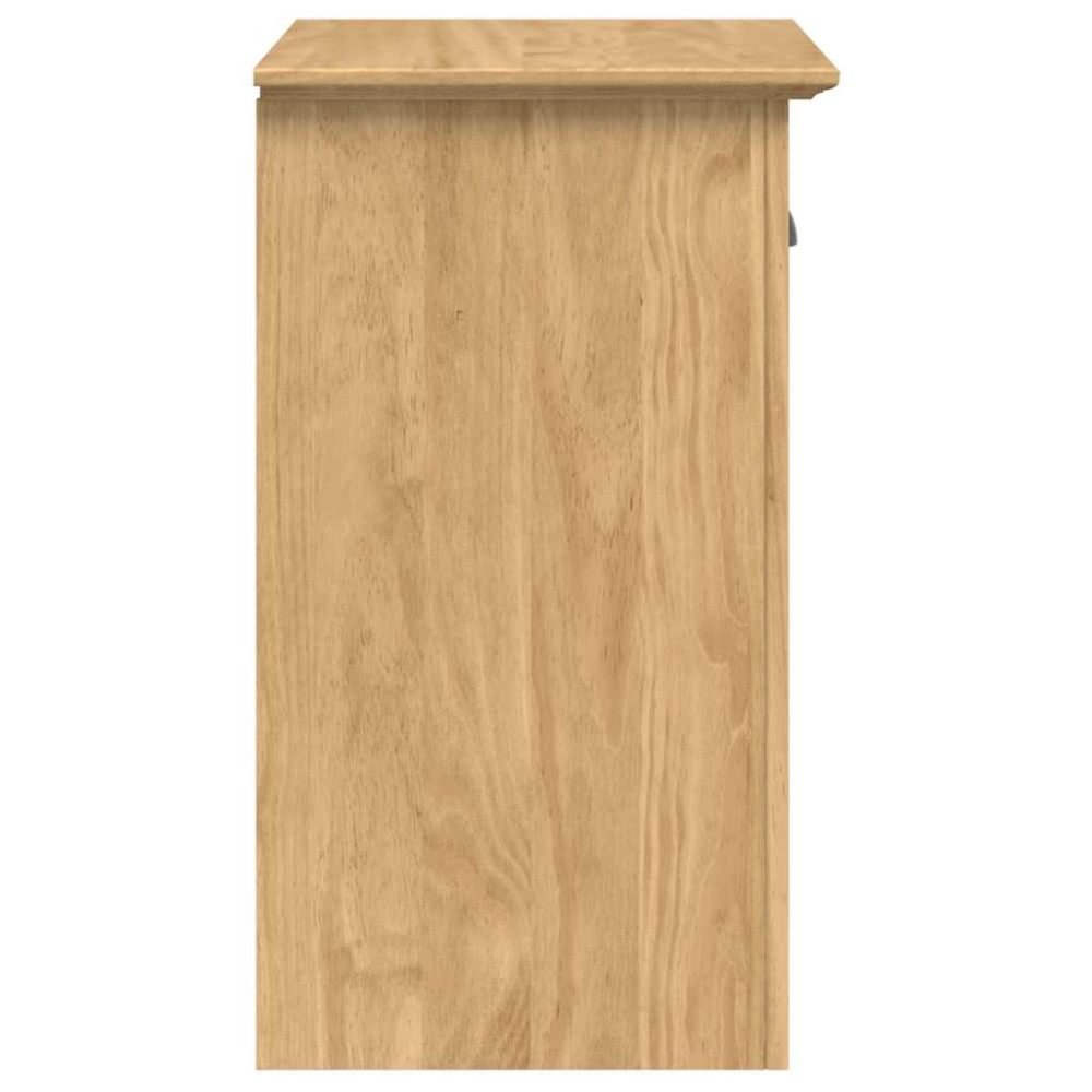 Produktbild för Nattduksbord BODO Honung brun 53 x 38,5 x 67 cm Konstruerat trä