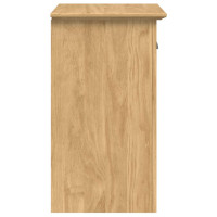 Produktbild för Nattduksbord BODO Honung brun 53 x 38,5 x 67 cm Konstruerat trä