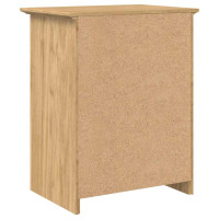 Produktbild för Nattduksbord BODO Honung brun 53 x 38,5 x 67 cm Konstruerat trä