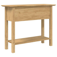 Produktbild för Konsolbord BODO Honung brun 91 x 34.7 x 74 cm Konstruerat trä