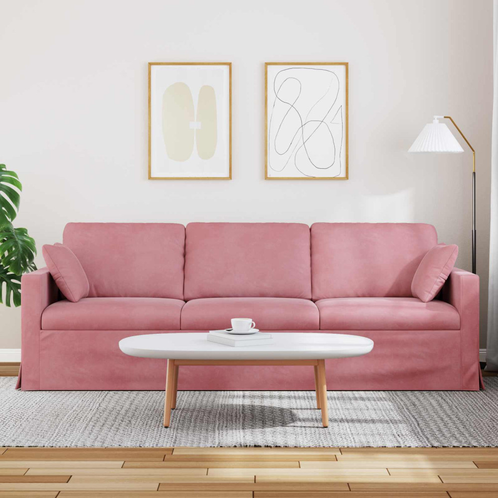 Produktbild för Soffa Rosa 228 x 78 x 80 cm Sammet