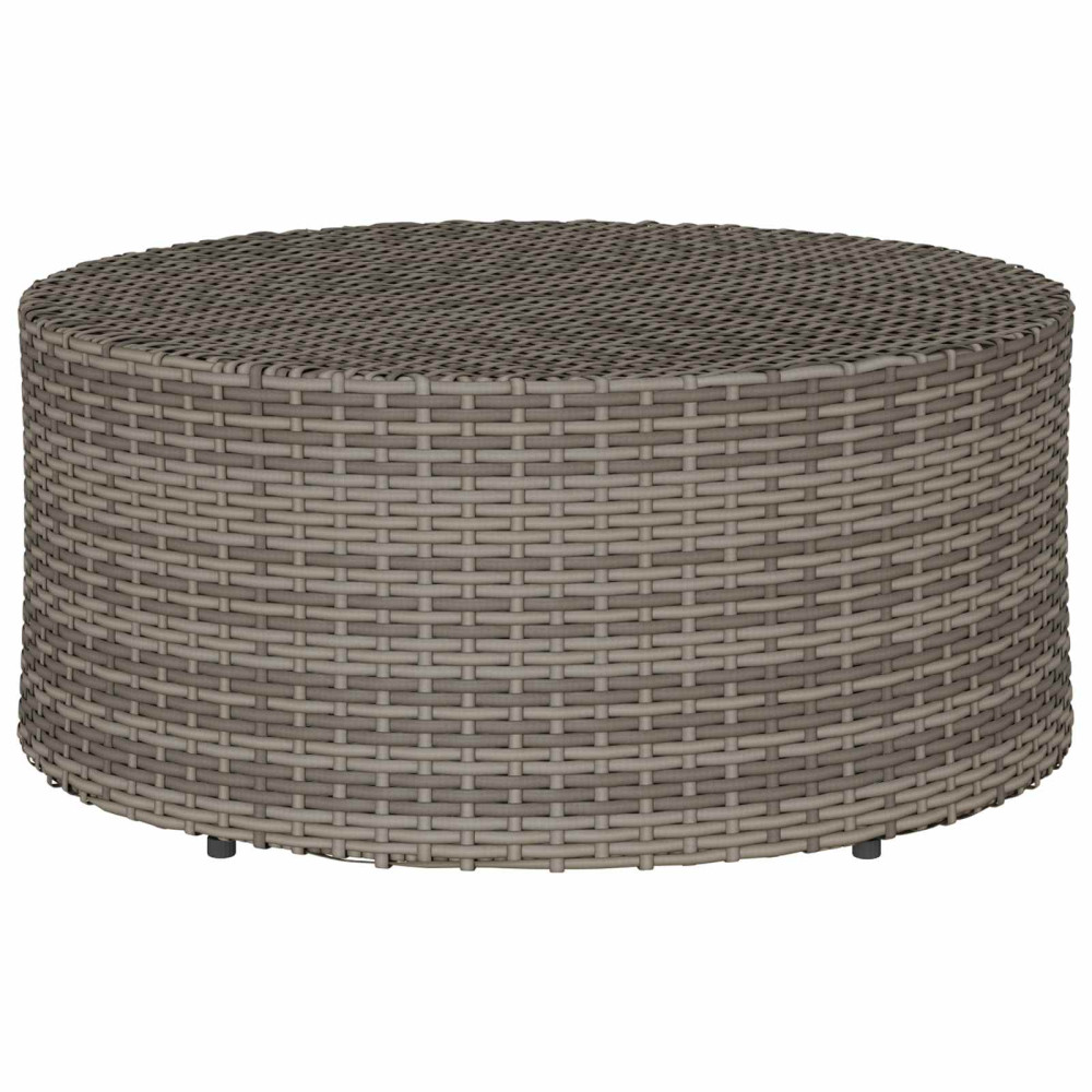 Produktbild för Utomhus Soffbord Grå Ø 68 x 30 cm konstrotting