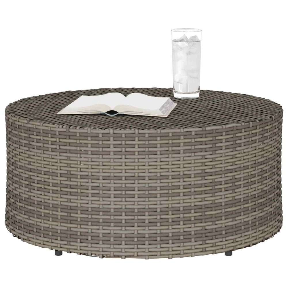 Produktbild för Utomhus Soffbord Grå Ø 68 x 30 cm konstrotting