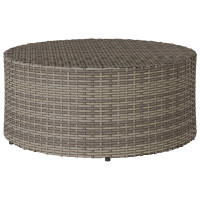 Produktbild för Utomhus Soffbord Grå Ø 68 x 30 cm konstrotting