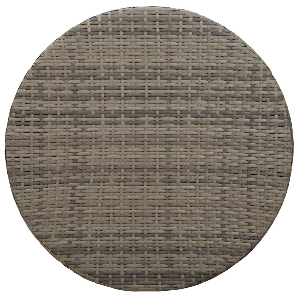 Produktbild för Utomhus Soffbord Grå Ø 68 x 30 cm konstrotting