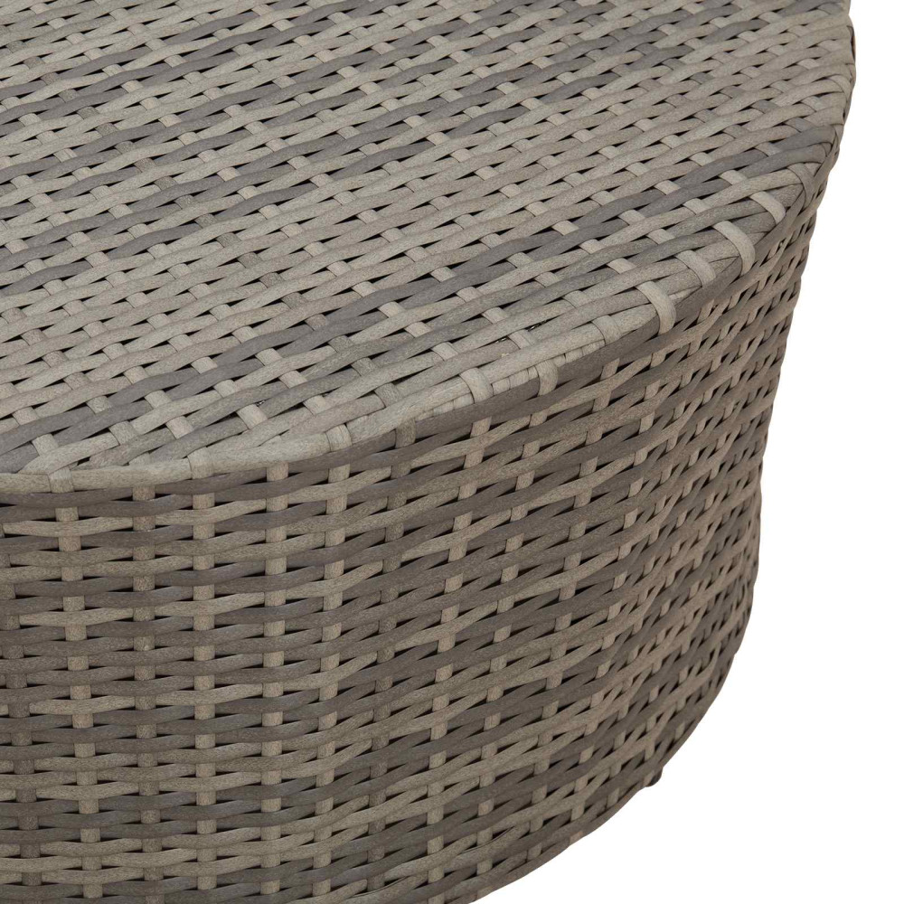 Produktbild för Utomhus Soffbord Grå Ø 68 x 30 cm konstrotting