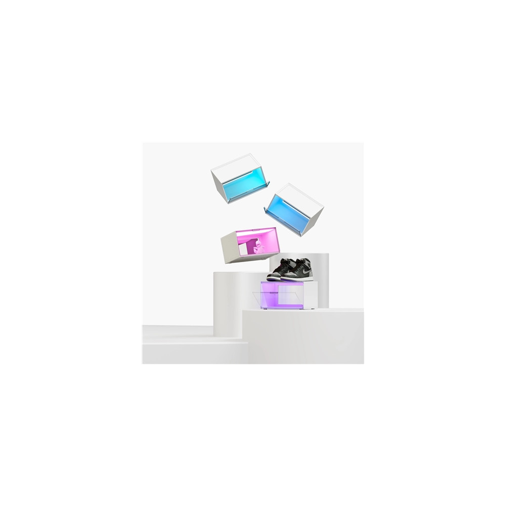 Produktbild för Nanoleaf Fantaqi EXPO Smart Starter Kit - förvaringsenhet - 1 dörrar (paket om 4)