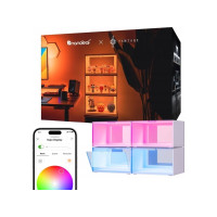 Produktbild för Nanoleaf Fantaqi EXPO Smart Starter Kit - förvaringsenhet - 1 dörrar (paket om 4)