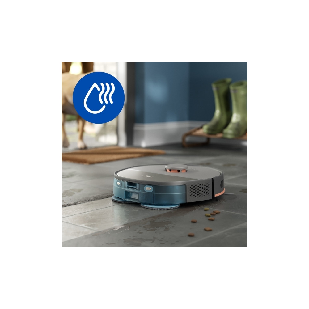 Produktbild för Philips HomeRun 5000 Series robotdamms. & mopp, Dammpåse, Ak...