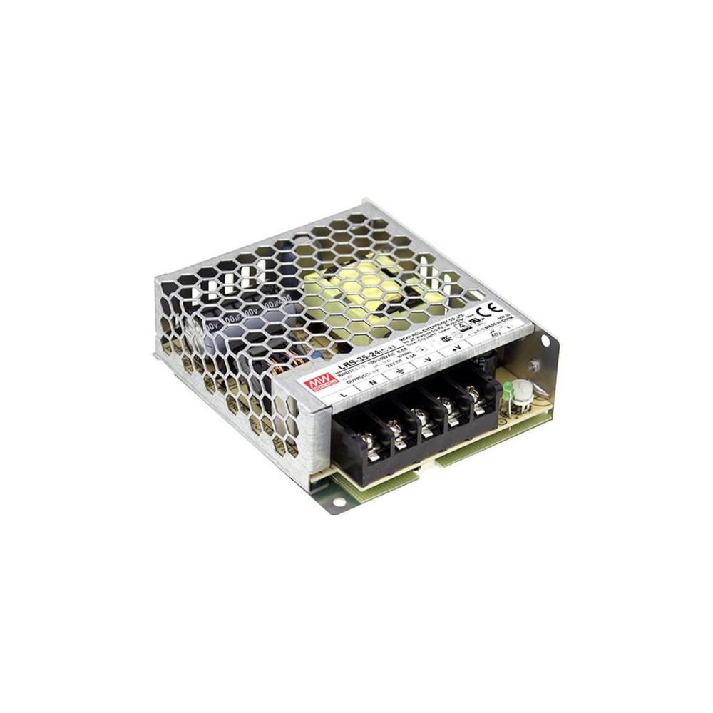 Produktbild för Mean Well LRS-35 series LRS-35-12 - nätaggregat - 36 watt