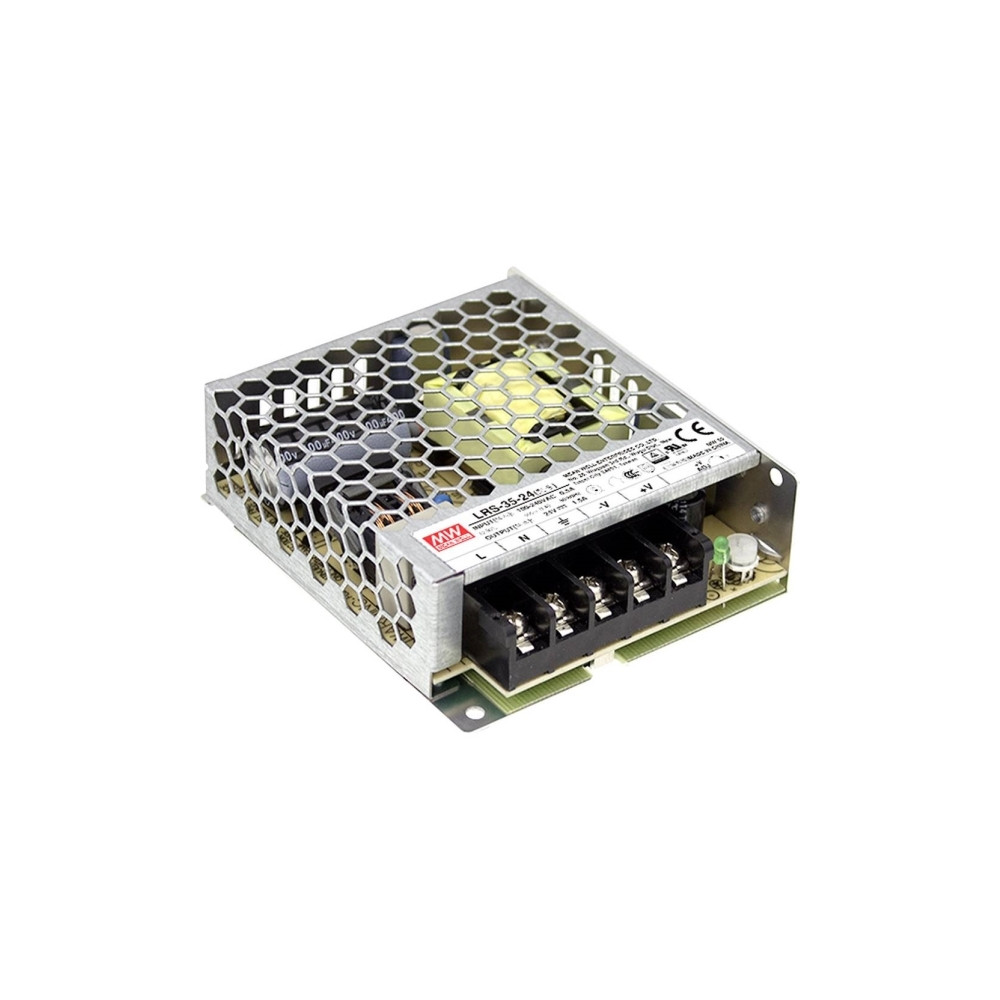 Produktbild för Mean Well LRS-35 series LRS-35-12 - nätaggregat - 36 watt