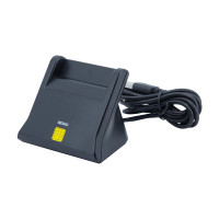 Produktbild för DELTACO UCR-156 - SMART-kortläsare - USB