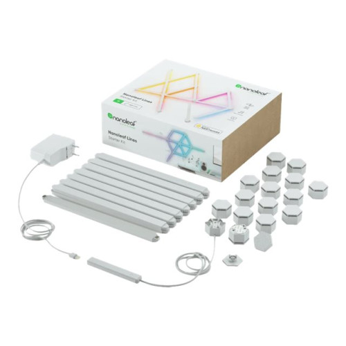Nanoleaf Nanoleaf Lines Starter Kit - ljuslist - LED - 16 miljoner färger