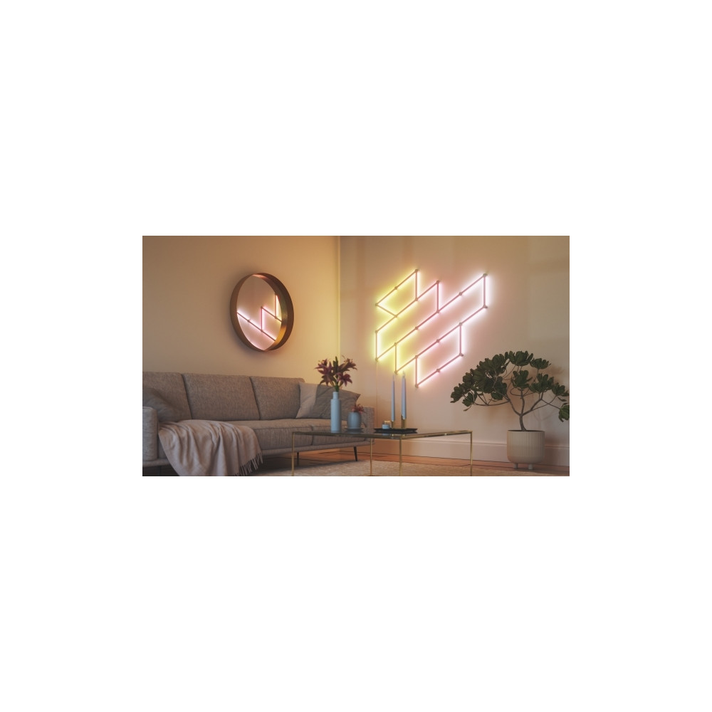 Produktbild för Nanoleaf Lines Starter Kit - ljuslist - LED - 16 miljoner färger